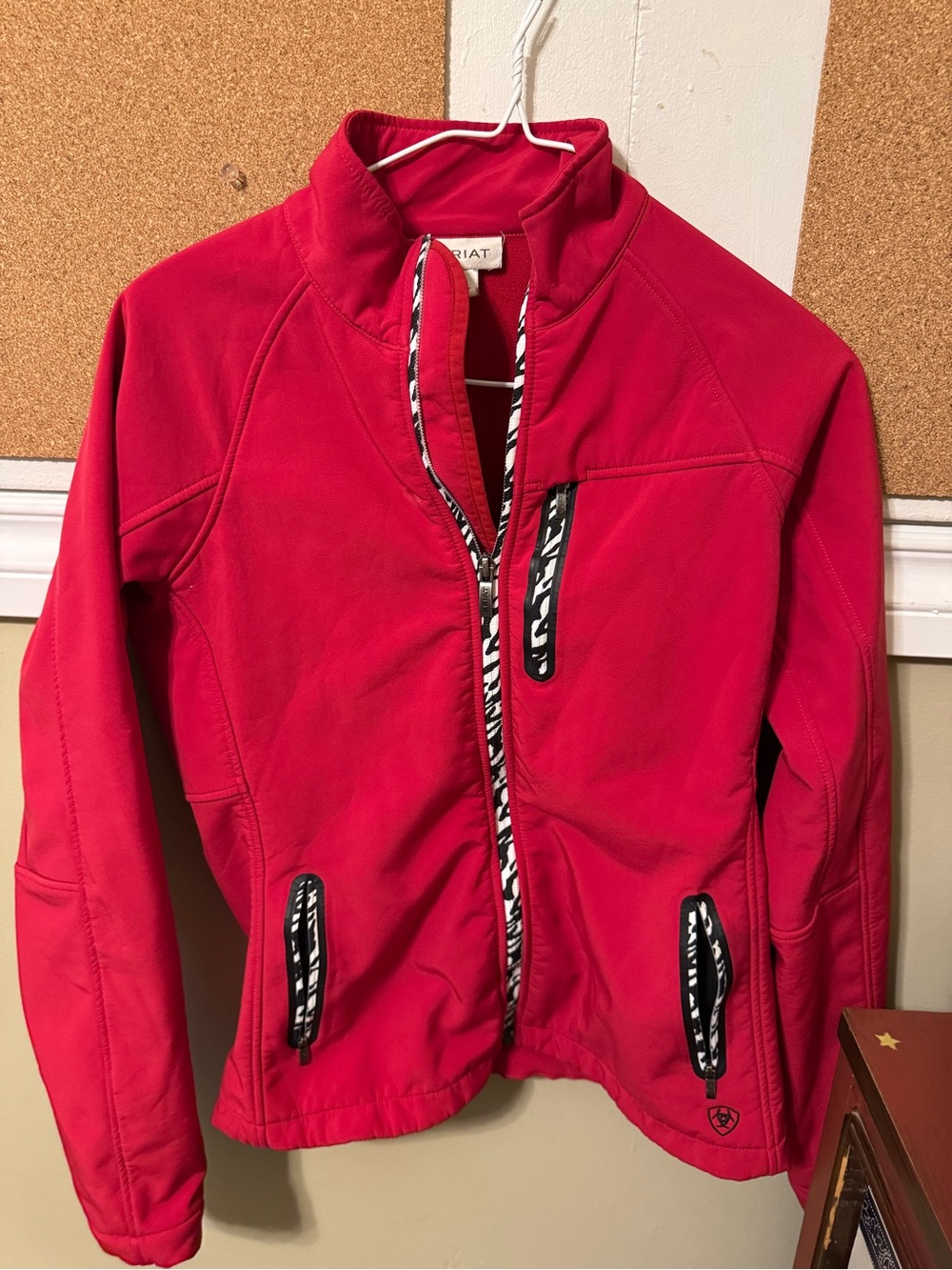 Ariat Bright Pink Full-Zip Softshell Jacket